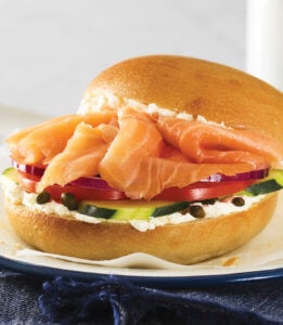 Nova Lox Bagel Sandwich