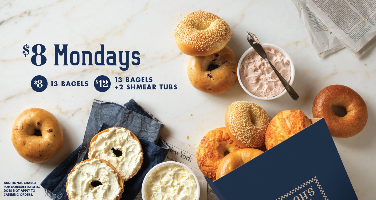 Noah's New York Bagels Bagel Sandwiches, Coffee & Espresso, Breakfast