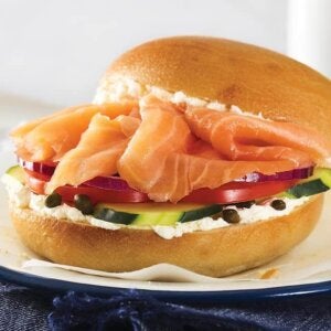 Nova Lox Sandwich