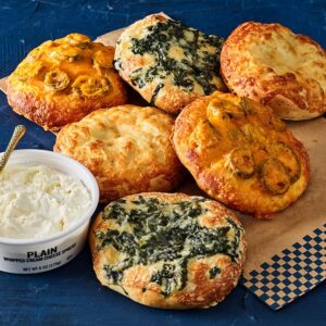 Half Dozen Gourmet Bagels with Shmear