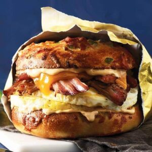 Texas Brisket Egg Sandwich