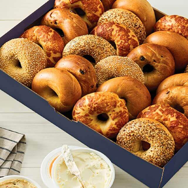 Two Dozen Bagels with Shmear